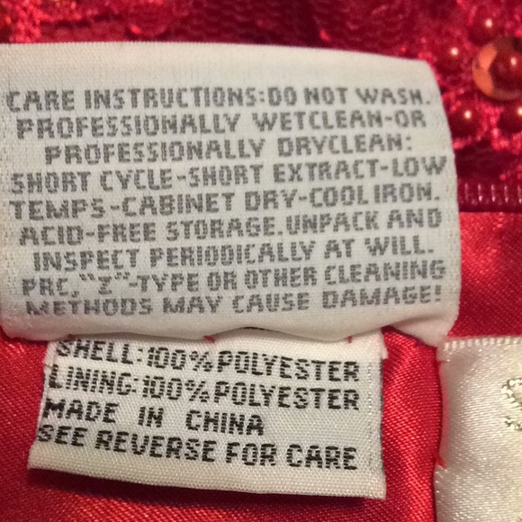 One of a kind  HANDBEADED GOWN Price is Firm! - Picture 8 of 8